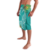 Polynesia Lavalava Sharks Duo Tropical Teal LT7 - Polynesian Pride