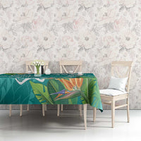 Polynesia Tablecloth Sharks Duo Tropical Teal LT7 - Polynesian Pride