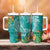 Polynesia Tumbler With Handle Sharks Duo Tropical Teal