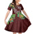 Polynesia Family Matching Short Sleeve Bodycon Dress and Hawaiian Shirt Sharks Duo Tropical Oxblood