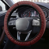 Polynesia Steering Wheel Cover Sharks Duo Tropical Oxblood LT7 - Polynesian Pride