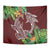 Polynesia Tapestry Sharks Duo Tropical Oxblood