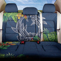 Polynesia Back Car Seat Cover Sharks Duo Tropical Navy LT7 One Size Navy - Polynesian Pride