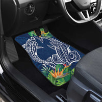 Polynesia Car Mats Sharks Duo Tropical Navy LT7 - Polynesian Pride