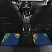 Polynesia Car Mats Sharks Duo Tropical Navy LT7 Set 2pcs - Back Navy - Polynesian Pride