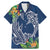 Polynesia Family Matching Mermaid Dress and Hawaiian Shirt Sharks Duo Tropical Navy