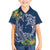 Polynesia Family Matching Short Sleeve Bodycon Dress and Hawaiian Shirt Sharks Duo Tropical Navy