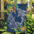 Polynesia Garden Flag Sharks Duo Tropical Navy