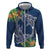 Polynesia Hoodie Sharks Duo Tropical Navy