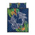 Polynesia Quilt Bed Set Sharks Duo Tropical Navy