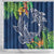 Polynesia Shower Curtain Sharks Duo Tropical Navy