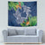 Polynesia Tapestry Sharks Duo Tropical Navy