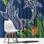 Polynesia Window Curtain Sharks Duo Tropical Navy