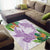 Polynesia Area Rug Sharks Duo Tropical Lavender