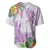 Polynesia Baseball Jersey Sharks Duo Tropical Lavender