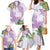 Polynesia Family Matching Mermaid Dress and Hawaiian Shirt Sharks Duo Tropical Lavender