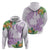 Polynesia Hoodie Sharks Duo Tropical Lavender