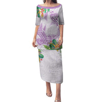 Polynesia Puletasi Sharks Duo Tropical Lavender LT7 Long Dress Lavender - Polynesian Pride
