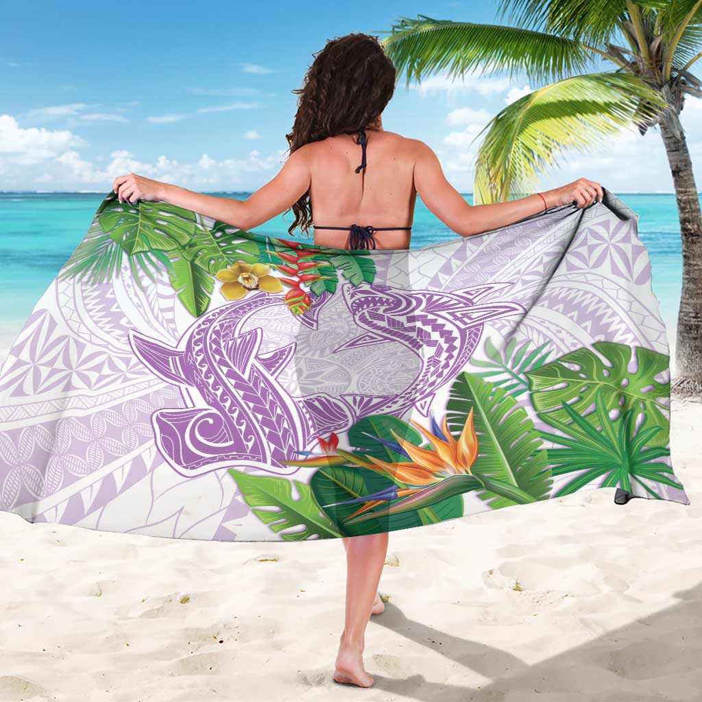 Polynesia Sarong Sharks Duo Tropical Lavender LT7 - Polynesian Pride