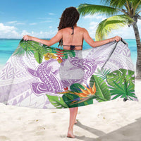 Polynesia Sarong Sharks Duo Tropical Lavender LT7 - Polynesian Pride