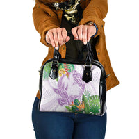 Polynesia Shoulder Handbag Sharks Duo Tropical Lavender LT7 One Size Lavender - Polynesian Pride