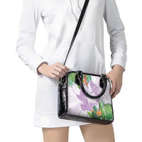 Polynesia Shoulder Handbag Sharks Duo Tropical Lavender LT7 - Polynesian Pride
