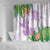 Polynesia Shower Curtain Sharks Duo Tropical Lavender