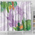 Polynesia Shower Curtain Sharks Duo Tropical Lavender