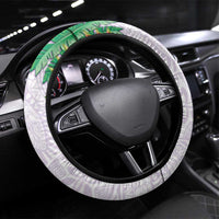 Polynesia Steering Wheel Cover Sharks Duo Tropical Lavender LT7 Universal Fit Lavender - Polynesian Pride