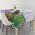 Polynesia Tablecloth Sharks Duo Tropical Lavender