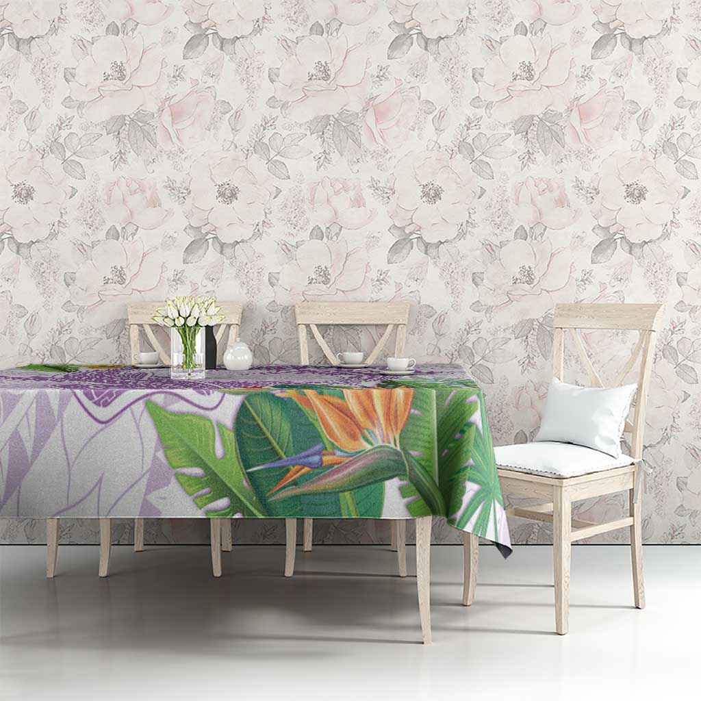 Polynesia Tablecloth Sharks Duo Tropical Lavender LT7 - Polynesian Pride