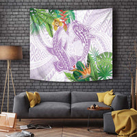 Polynesia Tapestry Sharks Duo Tropical Lavender LT7 - Polynesian Pride