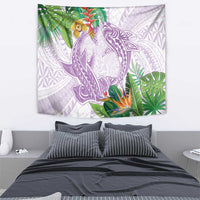 Polynesia Tapestry Sharks Duo Tropical Lavender LT7 - Polynesian Pride