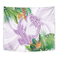 Polynesia Tapestry Sharks Duo Tropical Lavender LT7 - Polynesian Pride
