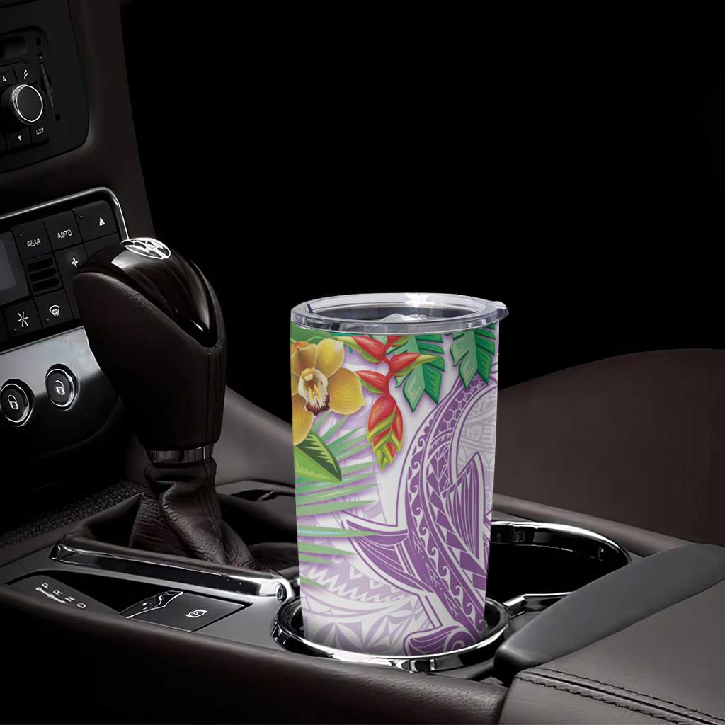 Polynesia Tumbler Cup Sharks Duo Tropical Lavender LT7 - Polynesian Pride