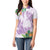 Polynesia Women Polo Shirt Sharks Duo Tropical Lavender