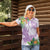 Polynesia Women Polo Shirt Sharks Duo Tropical Lavender