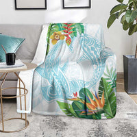 Polynesia Blanket Sharks Duo Tropical Turquoise LT7 - Polynesian Pride
