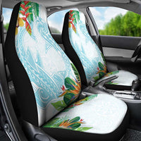 Polynesia Car Seat Cover Sharks Duo Tropical Turquoise LT7 - Polynesian Pride