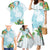 Polynesia Family Matching Mermaid Dress and Hawaiian Shirt Sharks Duo Tropical Turquoise