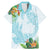 Polynesia Family Matching Mermaid Dress and Hawaiian Shirt Sharks Duo Tropical Turquoise