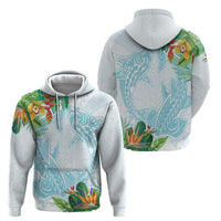 Polynesia Hoodie Sharks Duo Tropical Turquoise LT7 - Polynesian Pride