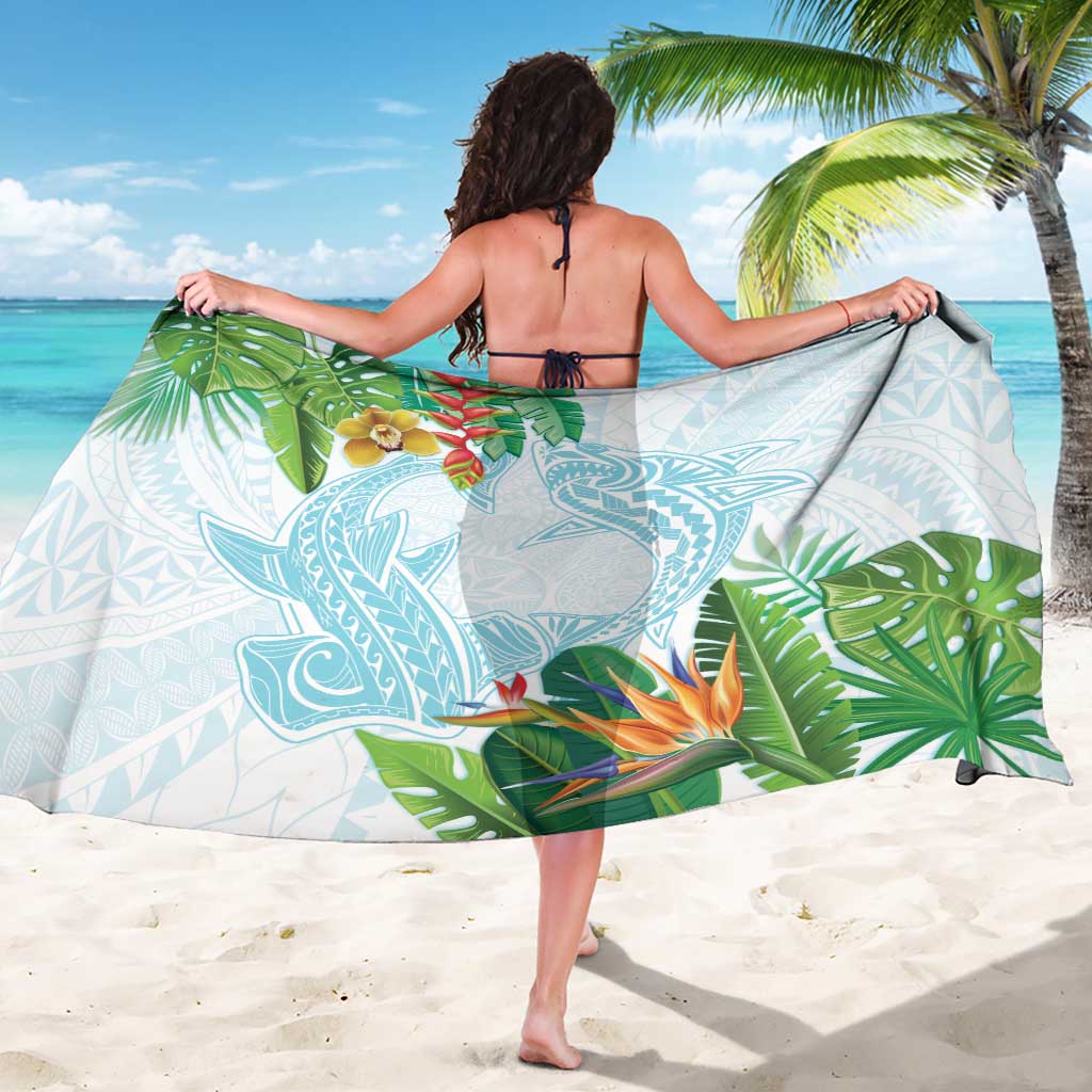 Polynesia Sarong Sharks Duo Tropical Turquoise LT7 - Polynesian Pride