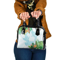 Polynesia Shoulder Handbag Sharks Duo Tropical Turquoise LT7 One Size Turquoise - Polynesian Pride