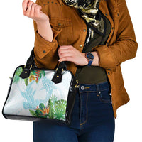 Polynesia Shoulder Handbag Sharks Duo Tropical Turquoise LT7 - Polynesian Pride