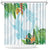 Polynesia Shower Curtain Sharks Duo Tropical Turquoise