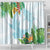 Polynesia Shower Curtain Sharks Duo Tropical Turquoise