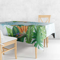 Polynesia Tablecloth Sharks Duo Tropical Turquoise LT7 - Polynesian Pride