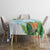 Polynesia Tablecloth Sharks Duo Tropical Turquoise