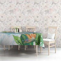 Polynesia Tablecloth Sharks Duo Tropical Turquoise LT7 - Polynesian Pride
